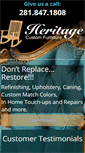 Mobile Screenshot of heritagecustomfurnitureinc.com